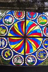 Colored Glass Zodiac