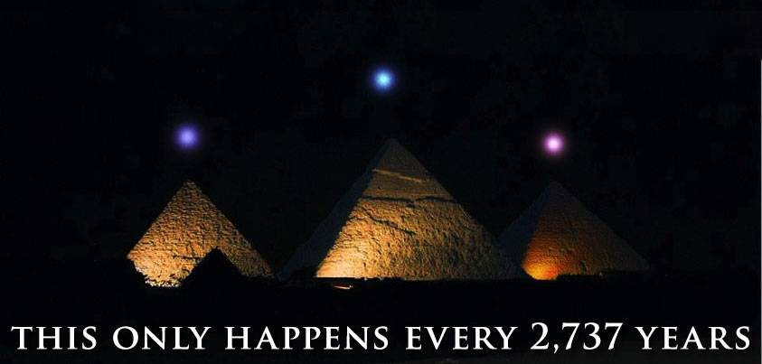 egypt pyramids planets align