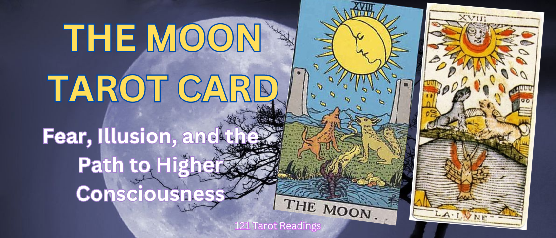 The Moon Tarot Card