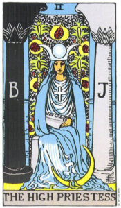 The high princess Tarot card