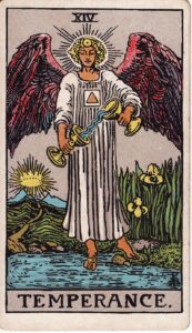 The Temperance Tarot Card